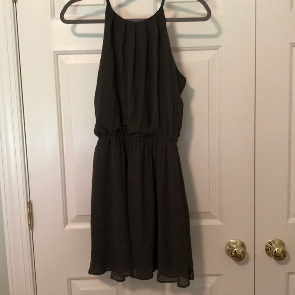Olive green dress